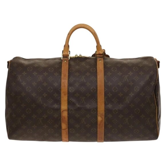 LOUIS VUITTON Monogram Keepall Bandouliere 55 Boston Bag - Picture 2 of 14